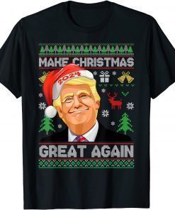 T-Shirt Trump 2024 Make Christmas Great Again Ugly Sweater