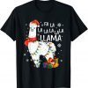 Fa La Llama La Funny Christmas Shirt Christmas Llama Lover TShirt