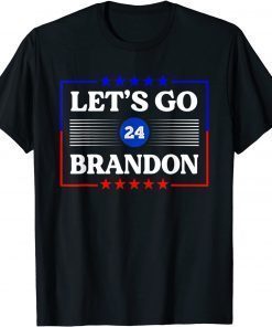 Official Brandon Anti Liberal Let’s Go! American Flag Tees TShirt