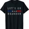 T-Shirt let's go brandon conservative US flag