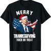 Joe Biden Merry Thanksgiving USA Flag Tee Shirts