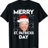 Classic President Joe Biden Merry St. Patricks Day Christmas T-Shirt