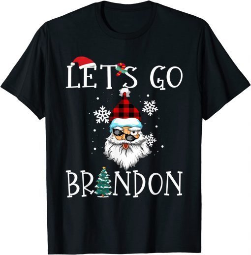 2021 Let's Go Branson Brandon Conservative Funny Santa Chirstmas Gift T-Shirt