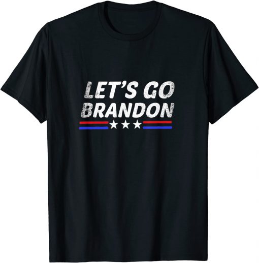 T-Shirt Let's Go Branson American Biker Usa Flag