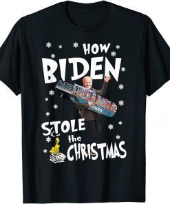 T-Shirt How Biden Stole The Christmas Biden Club 2021