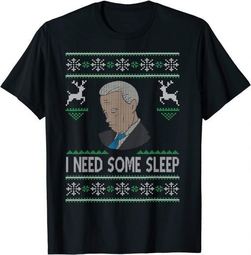 Official All I Want For Christmas Is A Sleep Sleepy T-Shirt