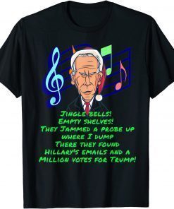 Classic Biden Colonoscopy Meme Christmas Butt Wiped Biden Go Brandon T-Shirt