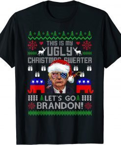 Conservative Let’s Go Brandon Ugly Christmas Tee Pro America Unisex T-Shirt
