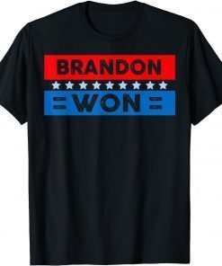 T-Shirt Brandon Won ,Thank You Brandon, Lets go Branden US Flag