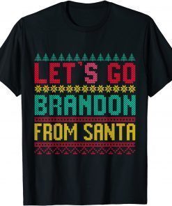 T-Shirt Let's Go Brandon Tee, Lets Go Brandon Ugly Christmas Sweater