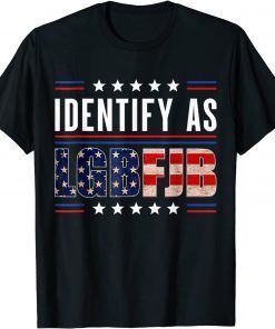 T-Shirt Mens Proud Member Of LGBFJB Community US FLAG