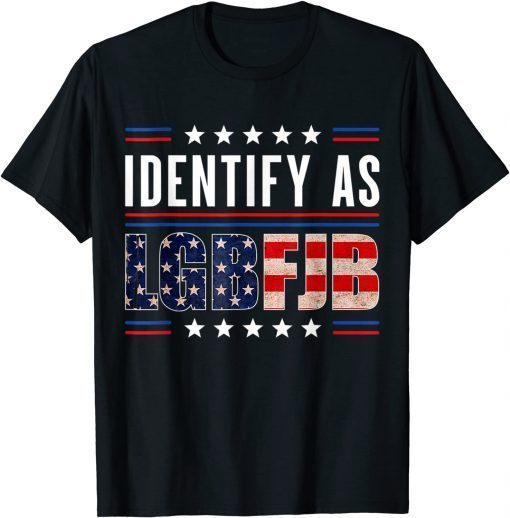 T-Shirt Mens Proud Member Of LGBFJB Community US FLAG