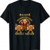 Funny Make Thanksgiving Great Again Dabbing Turkey T-Shirt