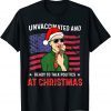 Unvaccinated and Ready to Talk Politics at Christmas Tee Shirts
