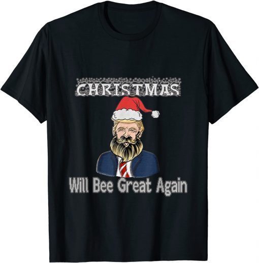 T-Shirt Make Christmas Great Again Trump Santa Funny 2024 Xmas Cake