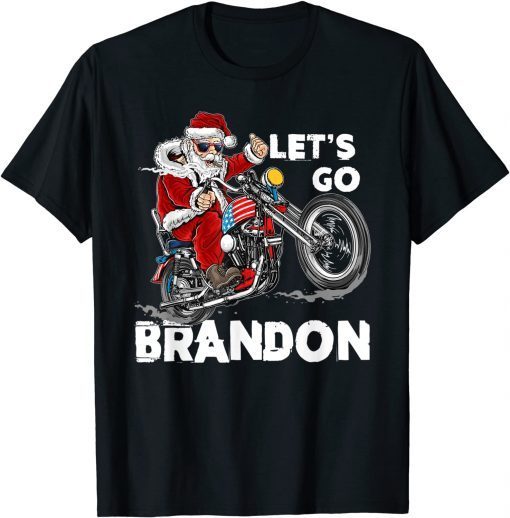 Classic Christmas Let's Go Branson Brandon Santa Claus Xmas T-Shirt