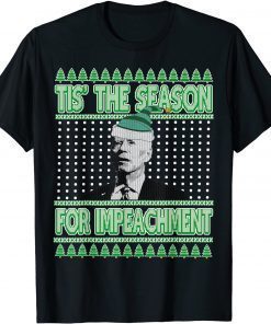 Funny Anti Biden Ugly Christmas Sweater Impeachment Republican TShirt