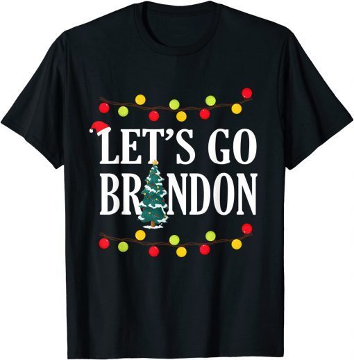 Christmas 2021 Let's Go Branson Brandon Anti Liberal Xmas Funny T-Shirt