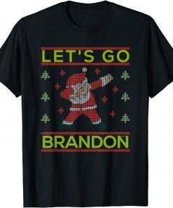 T-Shirt Let's Go Brandon Shirt Ugly Christmas Sweater Fun Anti Biden