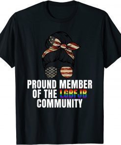 Proud Member Of The LGBFJB Community Us Flag Unisex T-Shirt