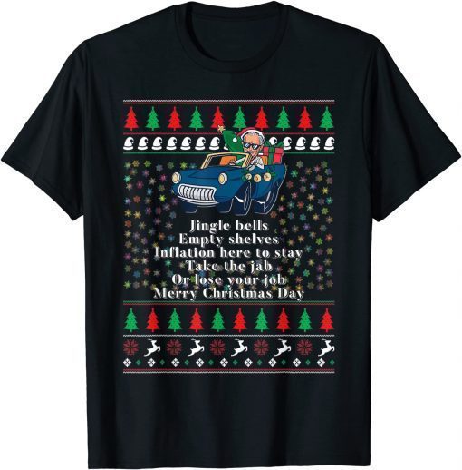 Classic Jingle Joe Biden Impeach Biden Sarcastic USA Christmas Xmas Shirt