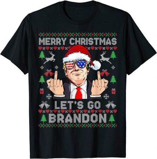 2022 Let's Go Branson Brandon Trump Ugly Christmas Sweater Classic T-Shirt