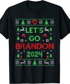 Merry Christmas Let's go Branson Brandon Ugly Sweater Style Unisex T-Shirt