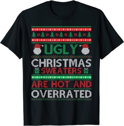 Christmas Shirt for Ugly Sweater Party Men Women Kids Gift 2021 TShirt