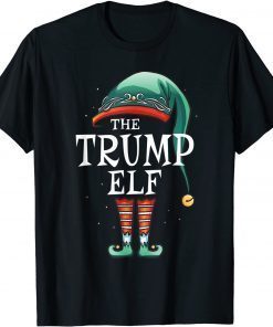 2021 The Trump Elf Matching Group Christmas Party Pajama T-Shirt