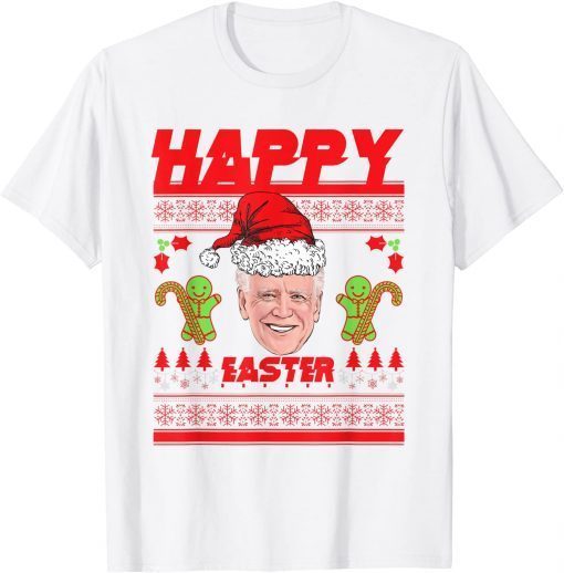 Funny Joe Biden Ugly Christmas Sweater for Easter T-Shirt