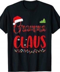 Gramma Claus Matching Family Christmas Pajamas Xmas Santa T-Shirt
