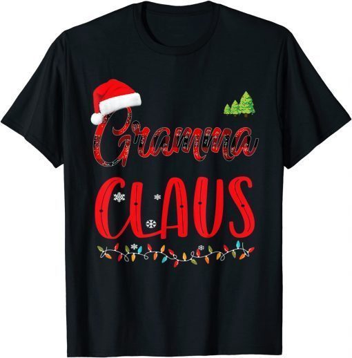 Gramma Claus Matching Family Christmas Pajamas Xmas Santa T-Shirt