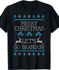 T-Shirt Let's Go Brandon Ugly Christmas Sweater Gift