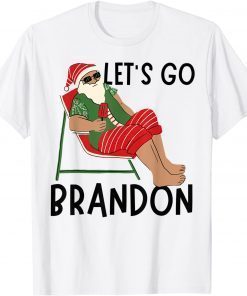 Christmas Funny Let's Go Brandon Republican Santa Holiday Shirts