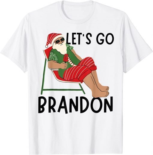 Christmas Funny Let's Go Brandon Republican Santa Holiday Shirts