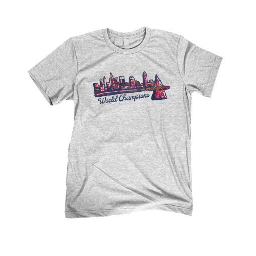 OFFICIAL ATL SKYLINE WORLD CHAMPIOMS TEE SHIRT