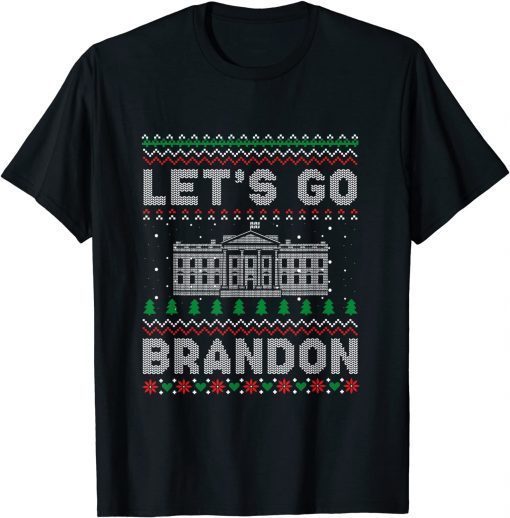 T-Shirt Let's Go Brandon Trump Ugly Christmas Sweater