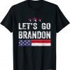TShirt Lets Go Brandon Let's go Brandon USA Flag