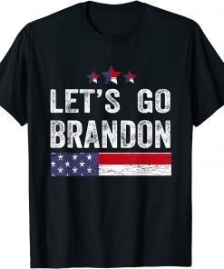 TShirt Lets Go Brandon Let's go Brandon USA Flag