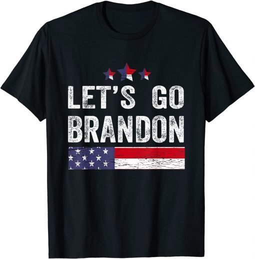 TShirt Lets Go Brandon Let's go Brandon USA Flag