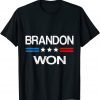 Brandon Won support Trump 2024 TShirt