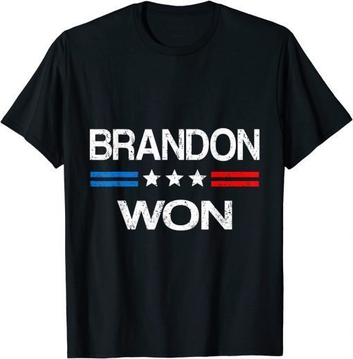 Brandon Won support Trump 2024 TShirt