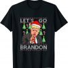 2021 Trump Sarcastic Lets Go Branson Ugly Christmas Pajama T-Shirt