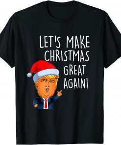 Official Trump Xmas Let's Make Christmas Great Again Official T-Shirt