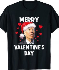 Shirts Santa Biden Merry Valentine's Day Snow Christmas Pajamas