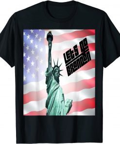 Statue of Liberty with American Flag TShirt