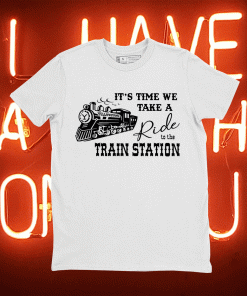 Official It's Time We Take A Ride To The Train Station Yellowstone T-Shirt