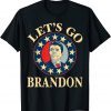 T-Shirt Let's Go Brandon Ronald Reagan Conservative US Flag JB Chant