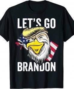 2021 Let's Go Brandon US Flag Funny Tee Shirts