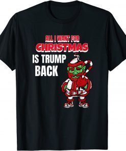 Official All I Want Christmas Is Trump Back Pro Trump Christmas TShirt